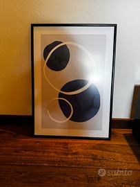 Stampe astratte da parete con cornice (50x70)