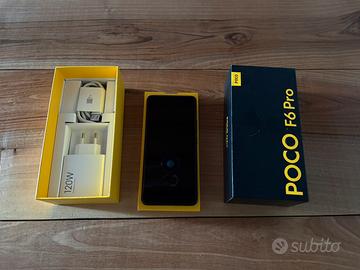 Poco F6 Pro 12/256GB con scatola e caricatore 120w