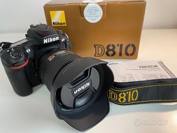 Nikon D810+Nikon 24-120 f/4G ED VR GARANZIA NITAL