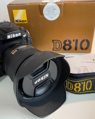 Nikon D810+Nikon 24-120 f/4G ED VR GARANZIA NITAL