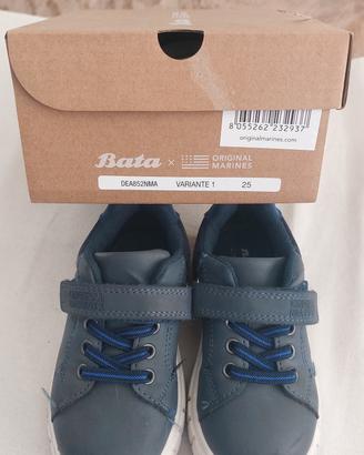 Sneakers scarpe bambino Bata Original marines 25