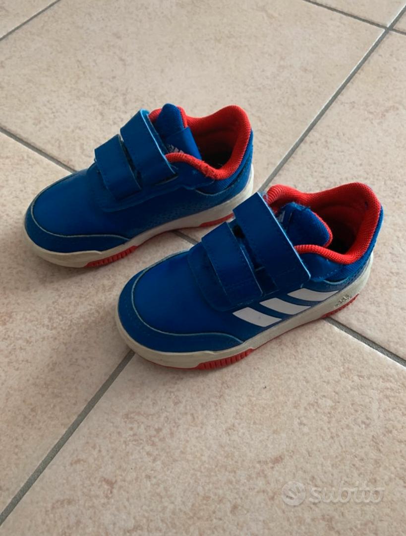 Adidas scarpa bimbo n. 25 blu con strappi