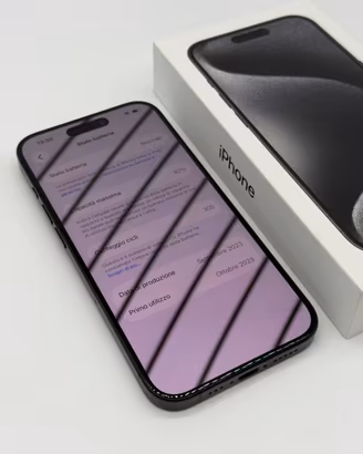 IPHONE 15 PRO 256 GB TITANIO NERO
