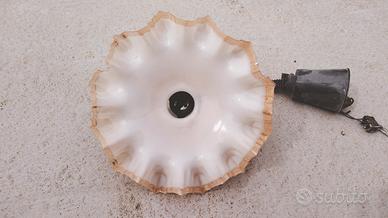 lampadario in vetro soffiato 