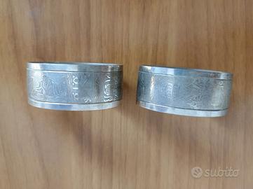 Portatovaglioli Ad Anello Tema Marino - Set 6 Pezzi Con Fibbie Oro, Per Tavola Elegante - Foto 8