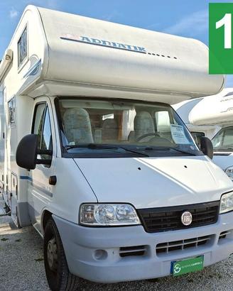 CAMPER ADRIA DUCATO MANSARDATO 6 POSTI DINETTE LET