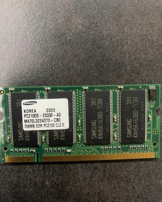 Ram pc2100s 256mb