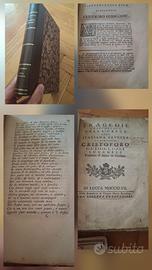 libri Settecento Ottocento e Novecento antichi