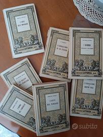 Lotto 7 Libri d'Epoca Libri d'Oro Laterza anni 50