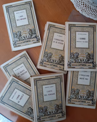 Lotto 7 Libri d'Epoca Libri d'Oro Laterza anni 50