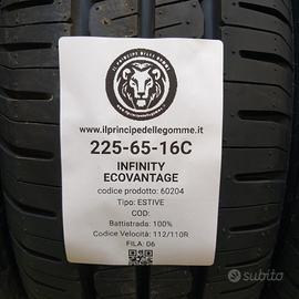 2 GOMME 225 65 16C INFINITY A60204