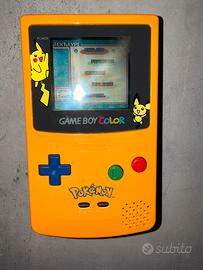 Gameboy color pikachu edition