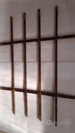 Inferriata griglia antica in ferro battuto