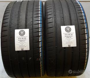 2 GOMME 315 30 22 MICHELIN A50649