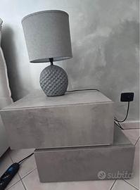 Camera da letto con letto contenitore