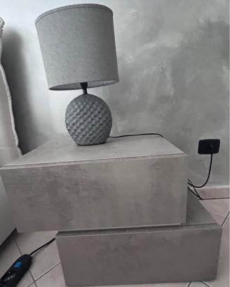 Camera da letto con letto contenitore