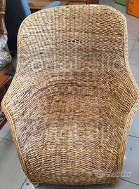 Codice: 9138 POLTRONA REALIZZATA IN RATTAN INTREC