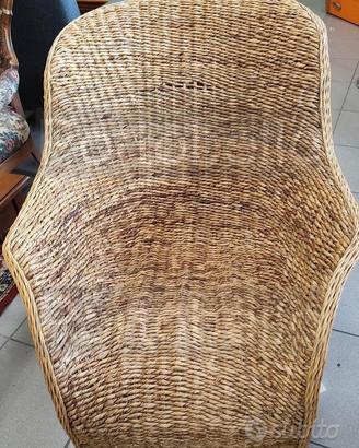 Codice: 9138 POLTRONA REALIZZATA IN RATTAN INTREC