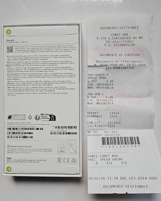 Iphone 16 128Gb bianco NUOVO