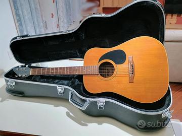  Case rigido con Chitarra Acustica MAJR