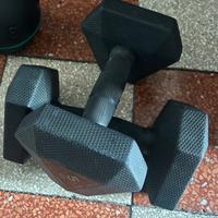 2 manubri da 5 kg – pesi palestra casa