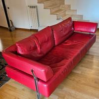 Divano di design Nicoletti in pelle