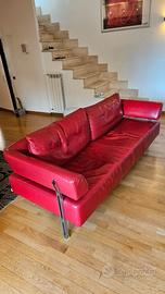 Divano di design Nicoletti in pelle