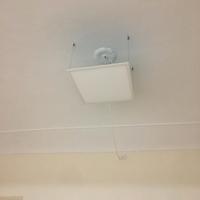 5 lampade a pannello da soffitto a led