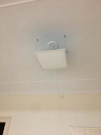 5 lampade a pannello da soffitto a led