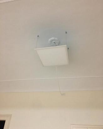 5 lampade a pannello da soffitto a led