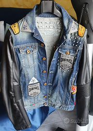 Giubbino di jeans Diesel, con ricami
