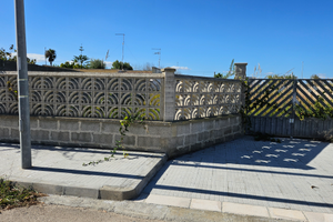 Terreno a 100 metri dal mare già recintato