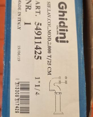 scarico inox  ghidini