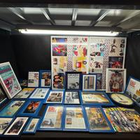 Quadri + riviste + orologio  MALAGUTI aerografati