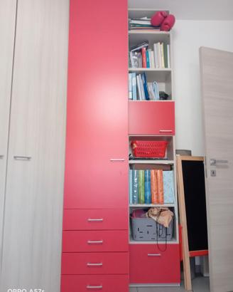 Cameretta a ponte con secondo letto estraibile