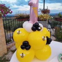 Palloncini primo compleanno tema ape