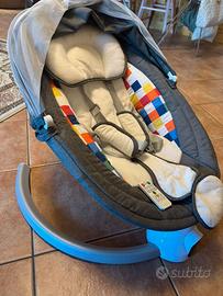Sdraietta altalena elet, neonato Bluetooth telec,