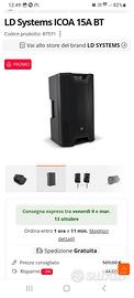 Casse ld systems icona 15A bt