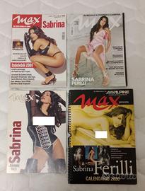 Lotto Max Sabrina FERILLI 2 calendari + 3 riviste