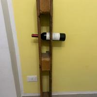 Pancale porta bottiglie di vino d’arredamento