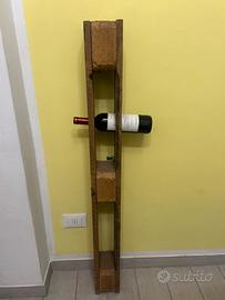 Pancale porta bottiglie di vino d’arredamento