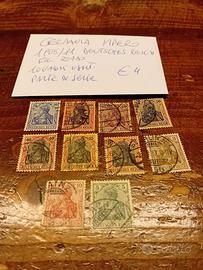 Impero tedesco francobolli usati 