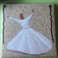 Aldo Mondino Olio su Linoleum