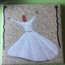 Aldo Mondino Olio su Linoleum