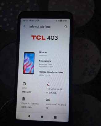 Cellulare TCL pari al nuovo