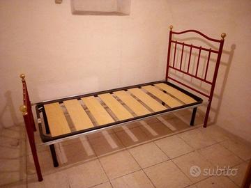 Letto singolo in ferro per camera ragazzi