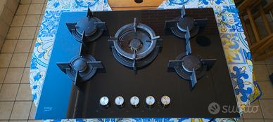 Piano cottura gas 5 fuochi Beko