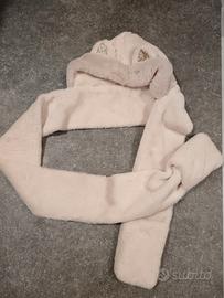 NUOVO Cappello sciarpa scaldamani 