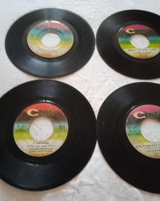 N°. 4 dischi 45 GG Adriano Celentano anni70 