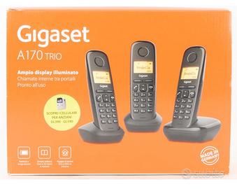 Siemens Gigaset A170 Trio cordless (pari al nuovo)